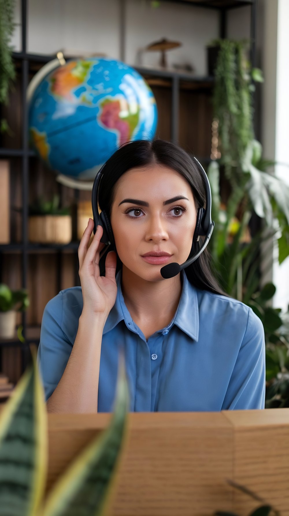 Professional call center representative